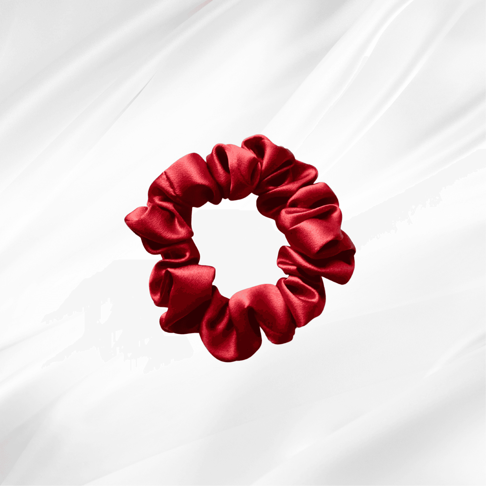 FIRE – hedvábná scrunchie MINI