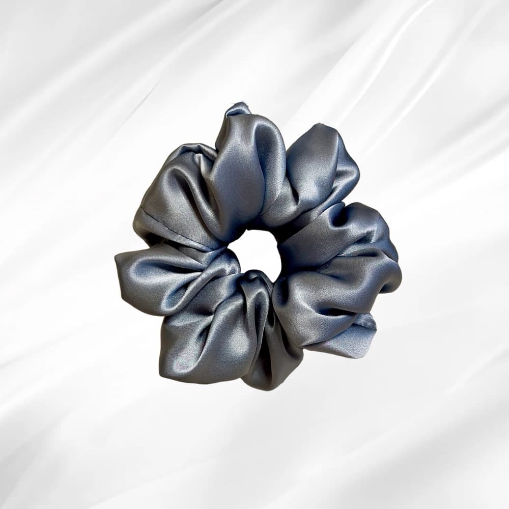 SILVERBLUE MOON – hedvábná scrunchie JUMBO - View 1