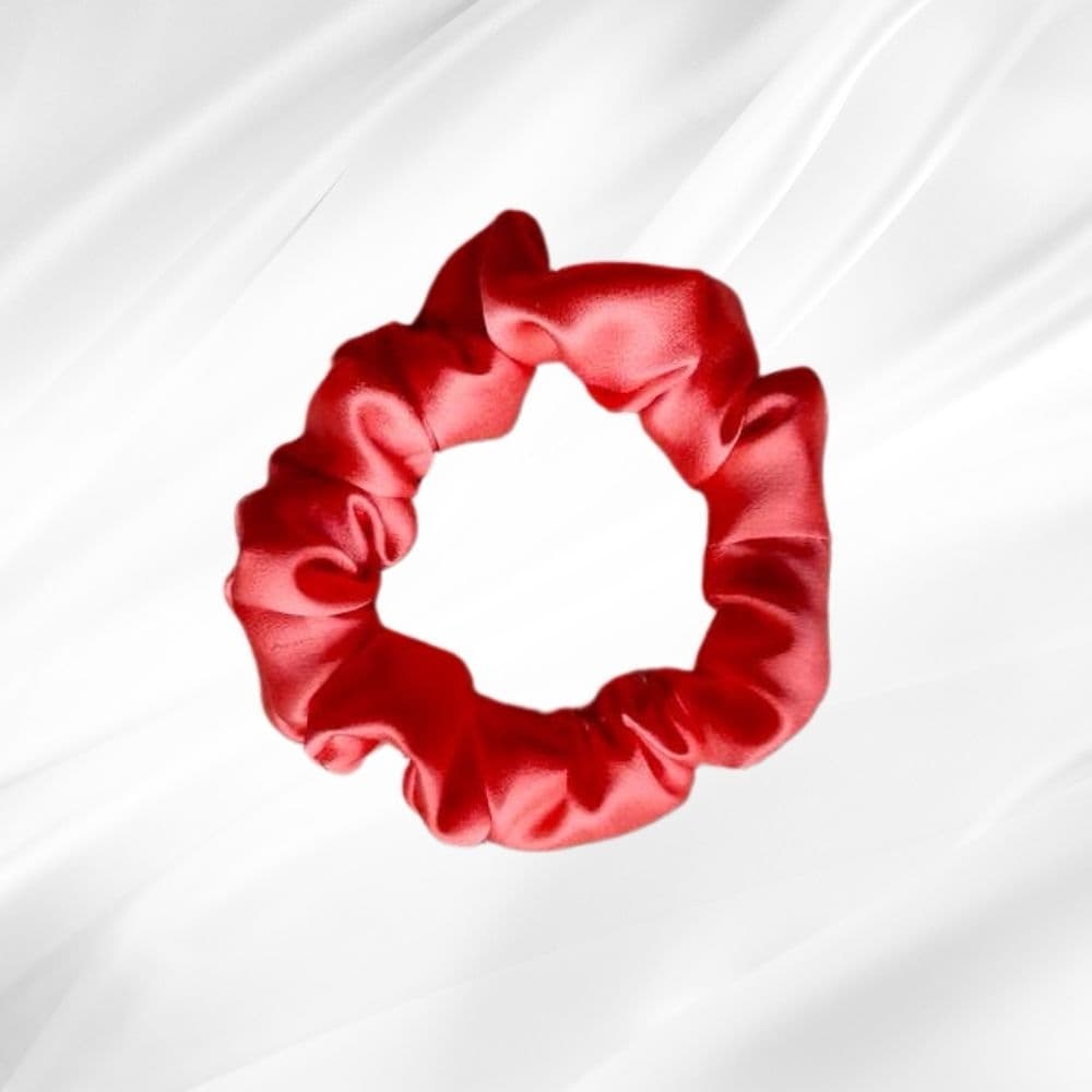 CORAL REEF – hedvábná scrunchie MINI - View 1