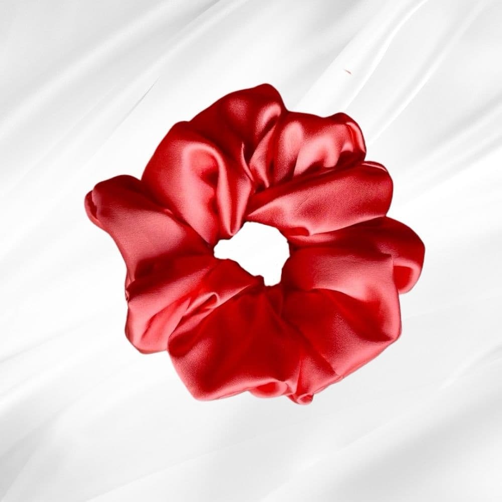 CORAL REEF – hedvábná scrunchie JUMBO - View 1