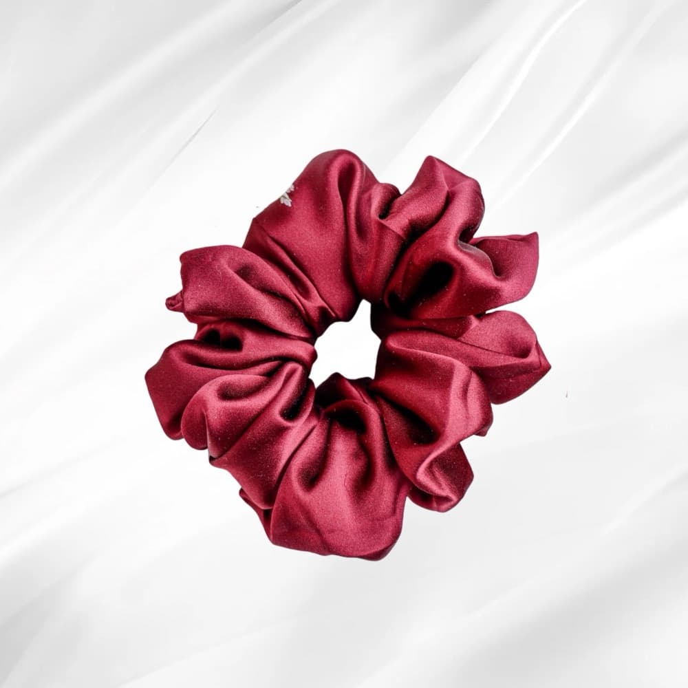 SEMISWEET WINE – hedvábná scrunchie JUMBO - View 1