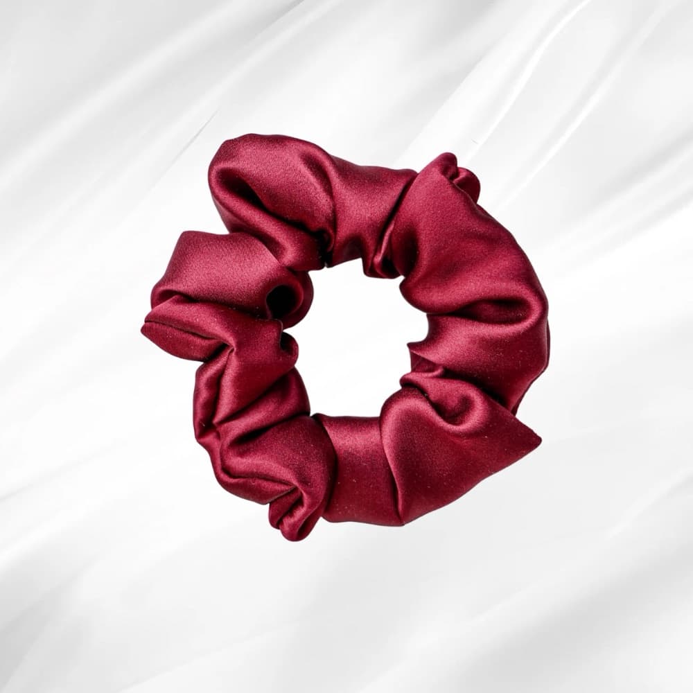 SEMISWEET WINE – hedvábná scrunchie KLASIK - View 1