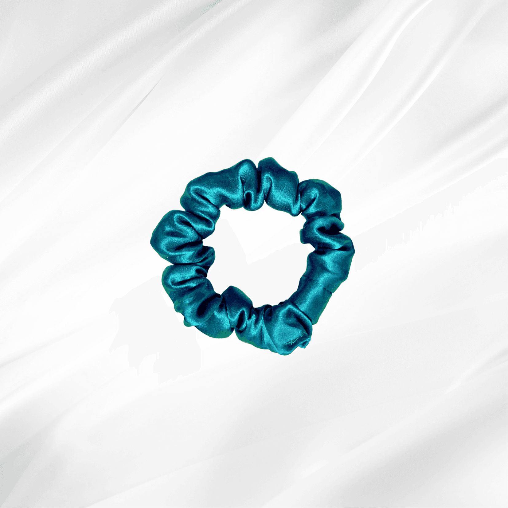 OCEAN VIBES - hedvábná scrunchie MINI - View 1