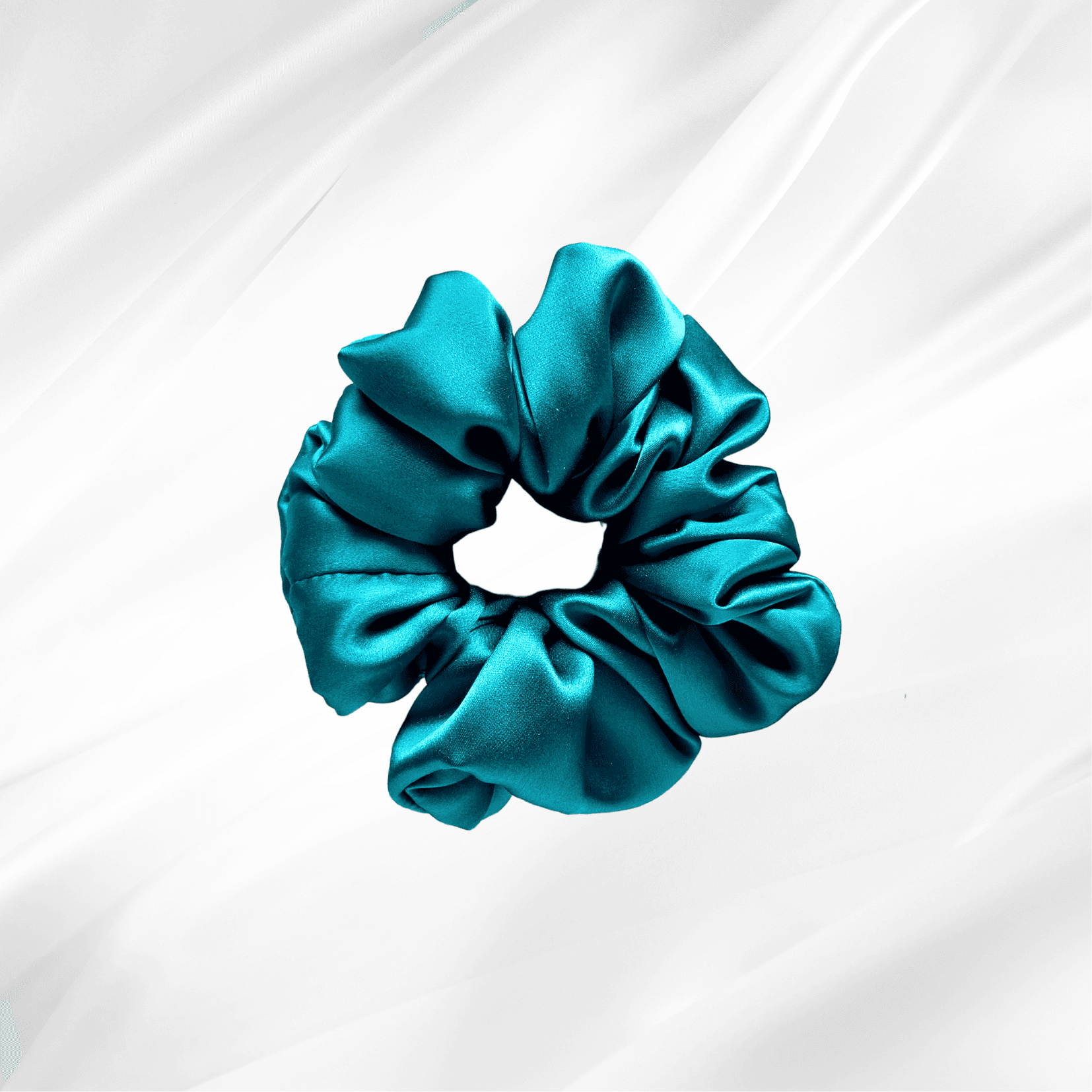 OCEAN VIBES - hedvábná scrunchie JUMBO - View 1