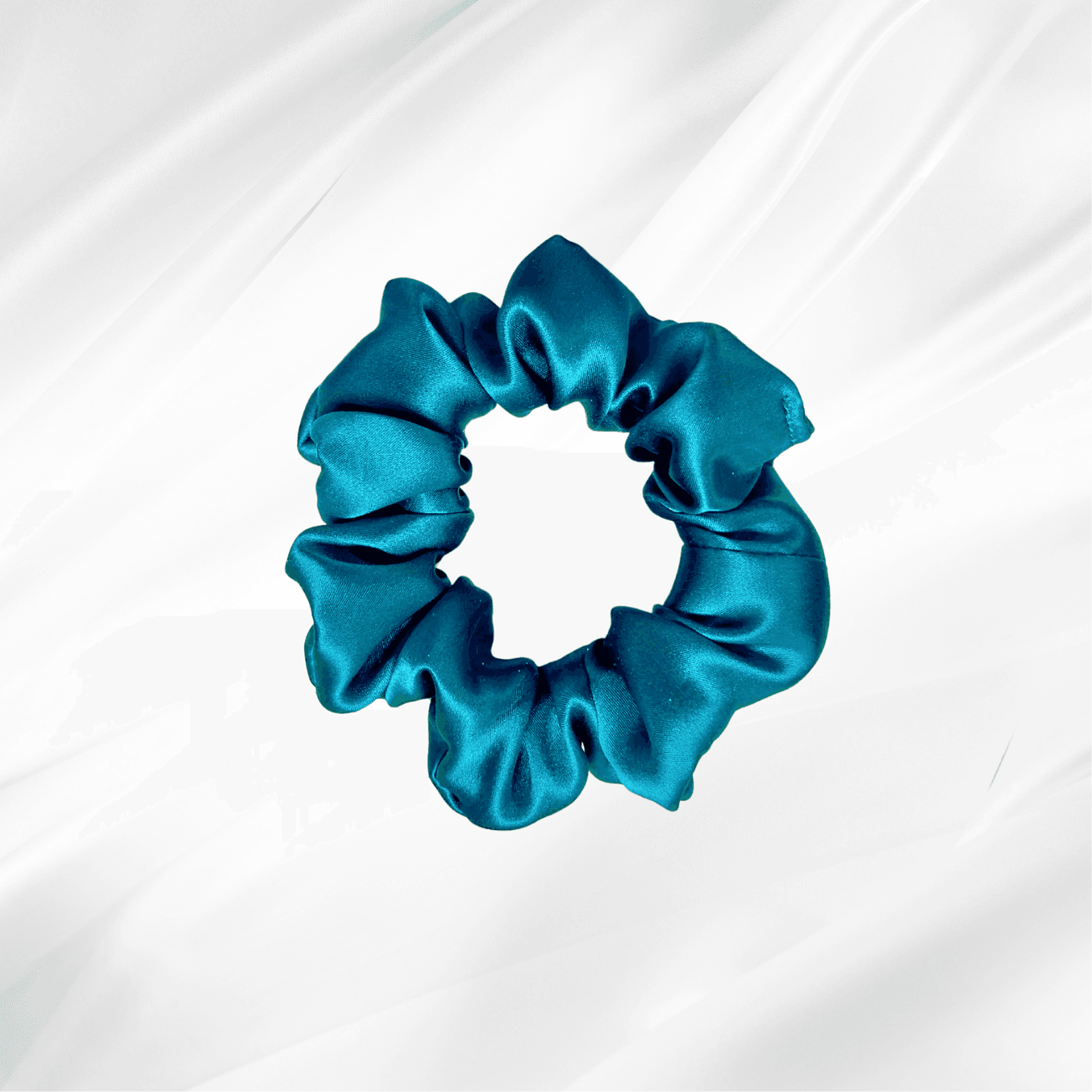 OCEAN VIBES - hedvábná scrunchie KLASIK - View 1