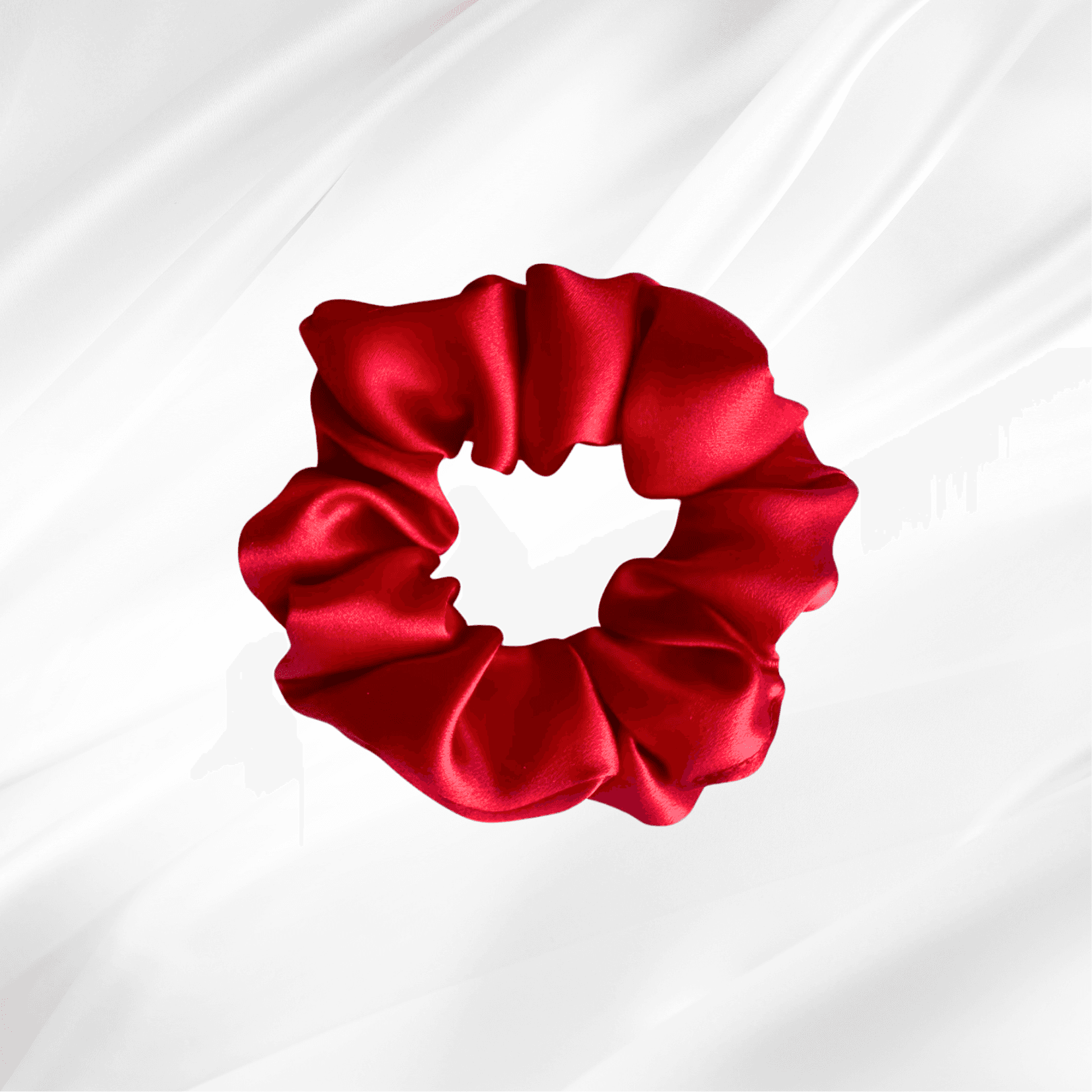 Hedvábné scrunchie KLASIK ručně šité v ČR